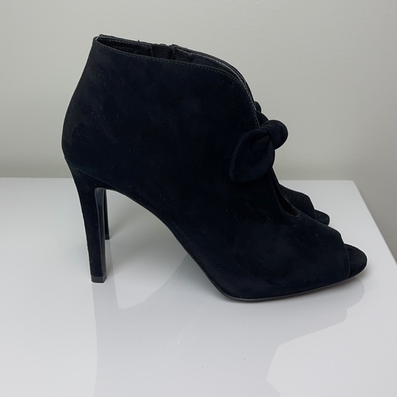 Michael Kors Classy Open Toe Boots Heels with Ribbons Ladies Size 8.5 - Picture 8 of 14